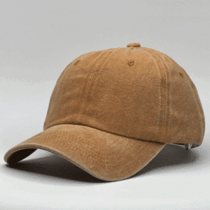 gorra vintage camel- costado