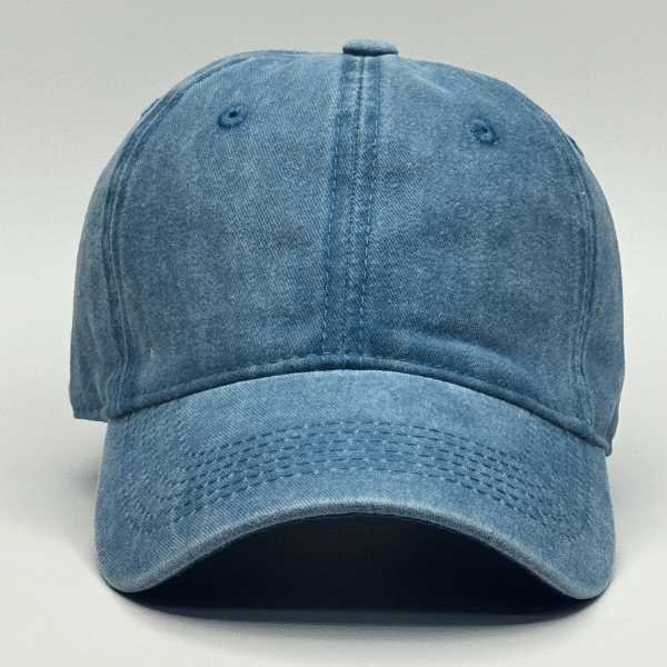 gorro vintage azul lago - frente