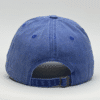 gorro vintage azulino - atras