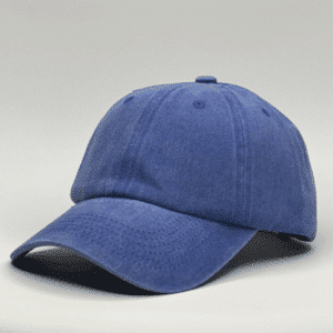 gorro vintage azulino - costado