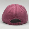 gorro vintage guinda - atras