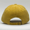 gorro vintage mostaza - atras