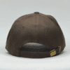 gorro de lona marrón
