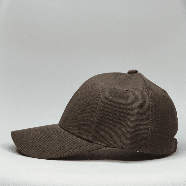 gorro de lona marrón