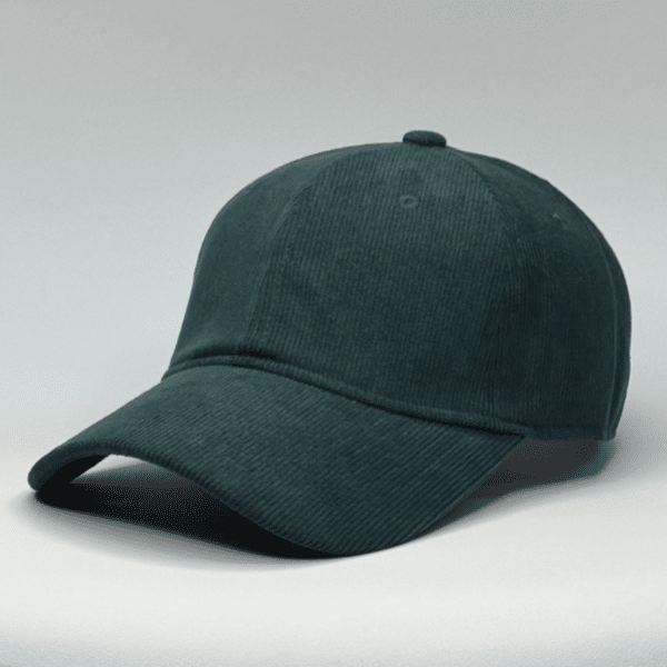 gorro corduroy color verde botella