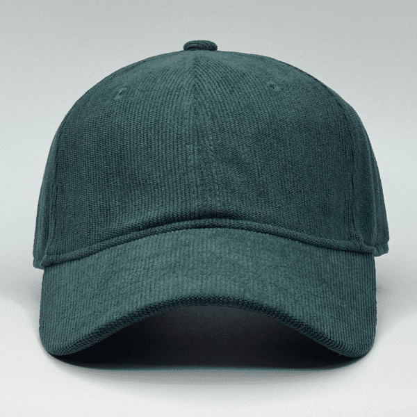 gorro corduroy color verde botella
