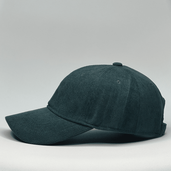 gorro corduroy color verde botella