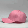 gorro de lona rosado