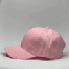 gorro de lona rosado pastel - largo