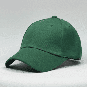 gorro de lona verde botella