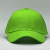 gorro de lona verde limón