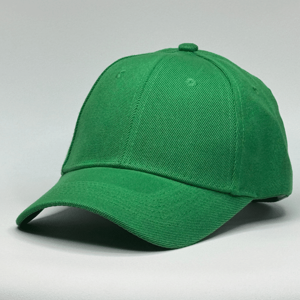 gorro de lona verde