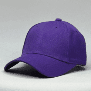 gorro de lona morado -costado