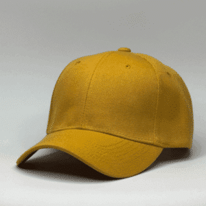 gorro de lona mostaza