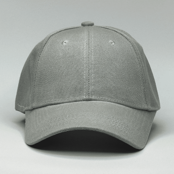 gorro de lona plomo