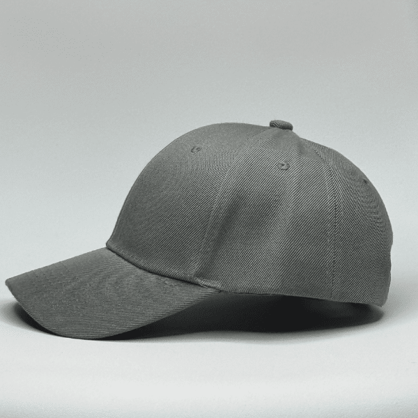 gorro de lona plomo