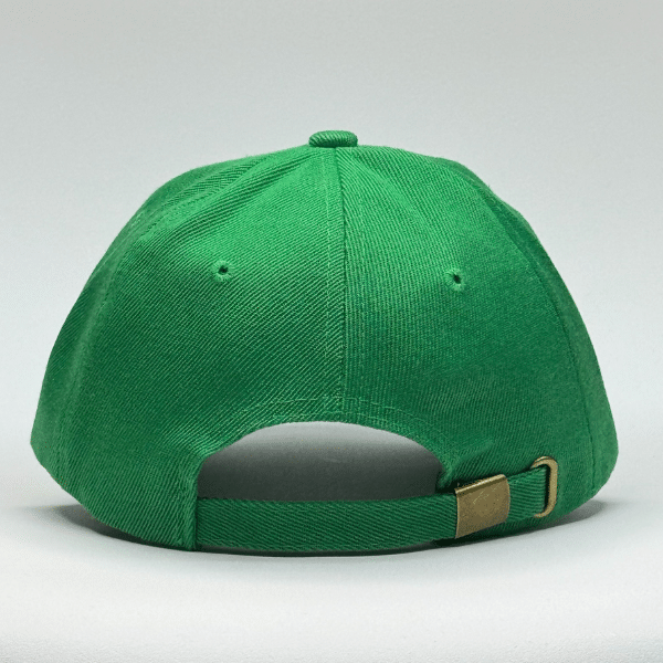 gorro de lona verde