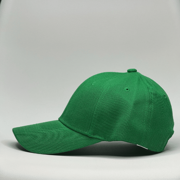 gorro de lona verde