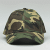 gorro de lona camuflado verde