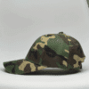 gorro de lona camuflado verde