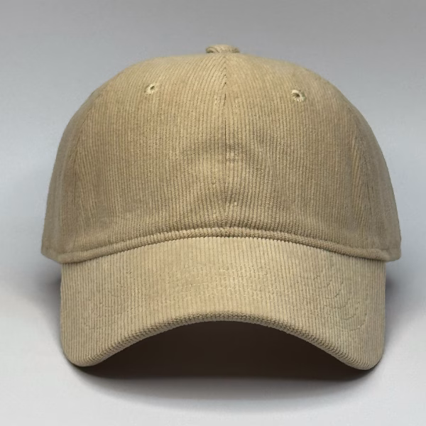 gorro corduroy color beige