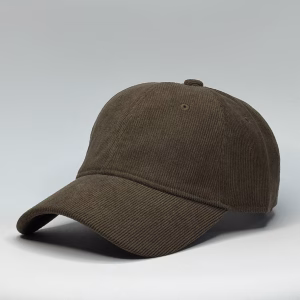 gorro corduroy color marrón