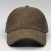 gorro corduroy color marrón