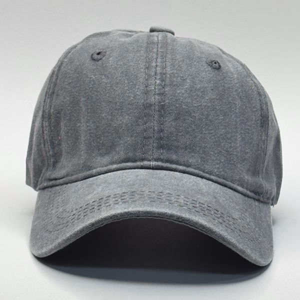 gorro vintage plomo para niños frente