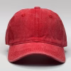 gorro vintage rojo para niños frente