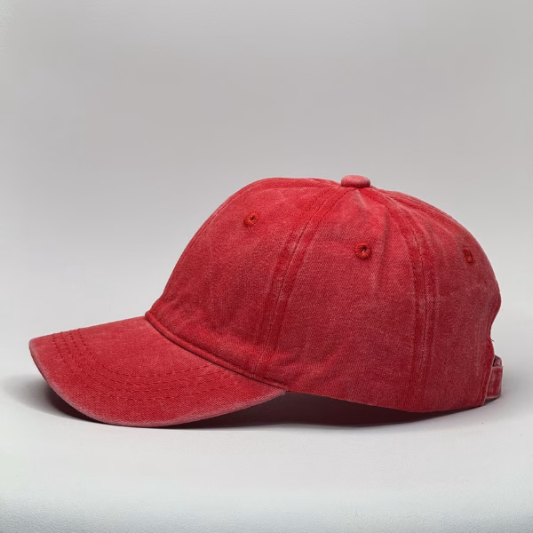 gorro vintage rojo para niños largo