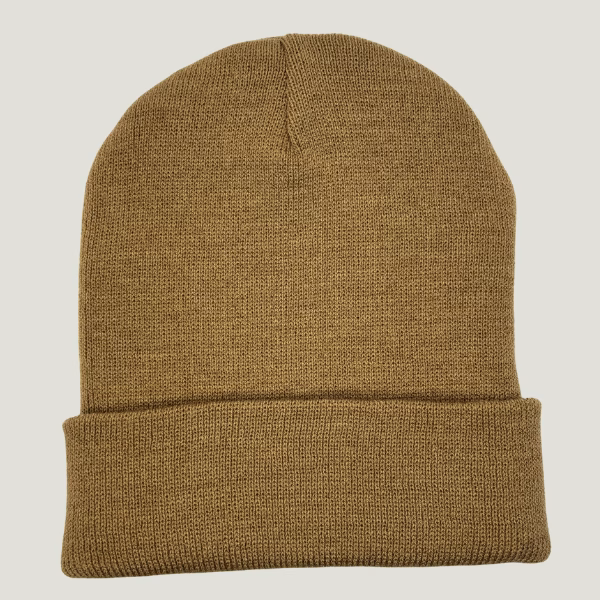 gorro beanie color camel