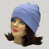 gorro beanie color celeste