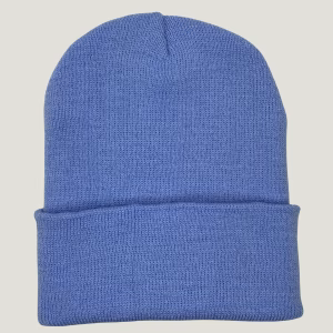 gorro beanie color celeste