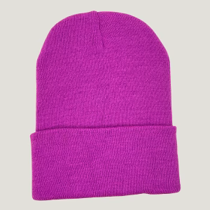 gorro beanie color púrpura