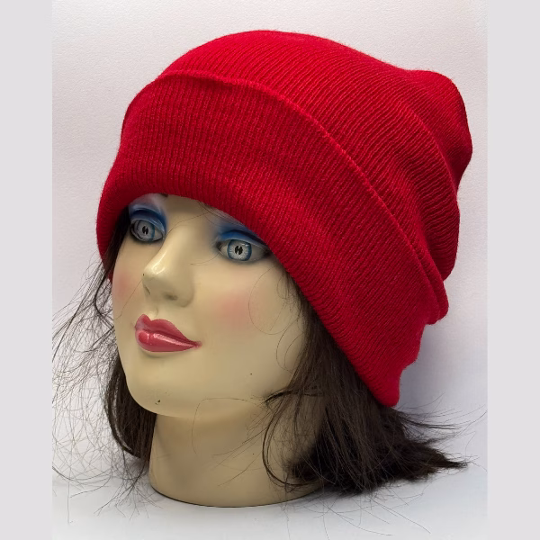 gorro beanie color rojo