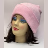 gorro beanie color rosado