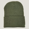 gorro beanie color verde militar