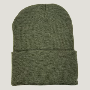 gorro beanie color verde militar