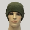 gorro beanie color verde militar