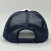 gorro trucker color azul atras