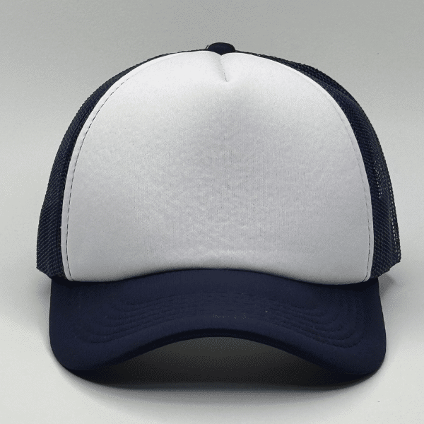 gorro trucker color azul frente