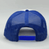 gorro trucker color azulino atras
