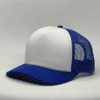 gorro trucker color azulino costado