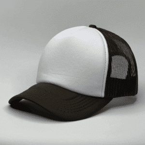 gorro trucker color marron costado