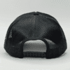 gorro trucker color negro entero atras