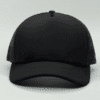 gorro trucker color negro entero frente