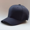 gorro drill azul marino para niños costado
