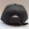 gorro drill negro para niños atras
