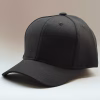 gorro drill negro para niños costado