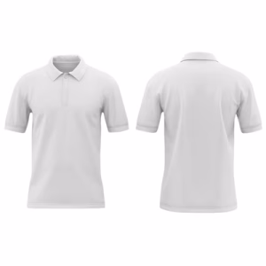 polo pique blanco